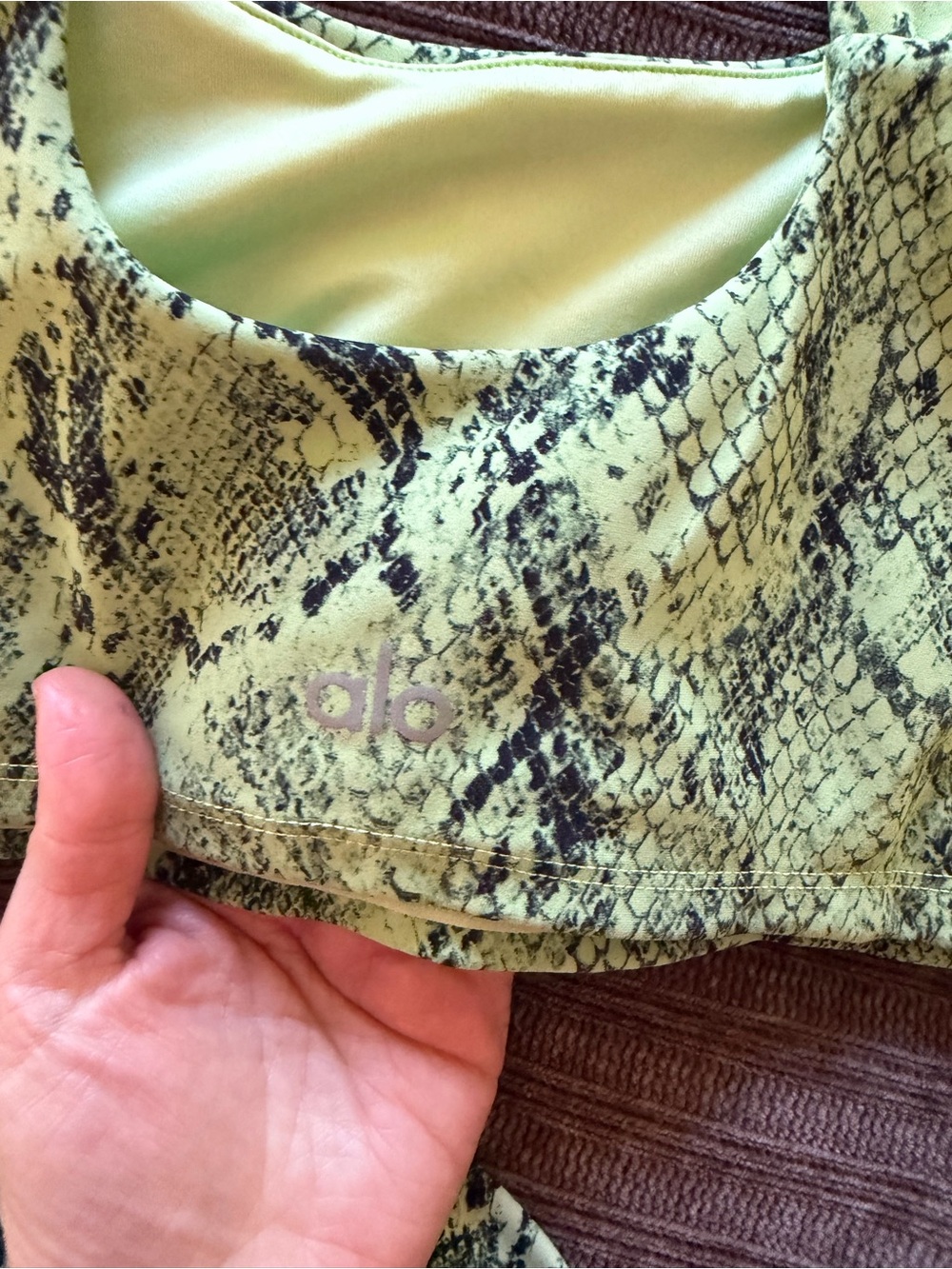 Alo - Green Python Set - Large - Picture 4 of 5